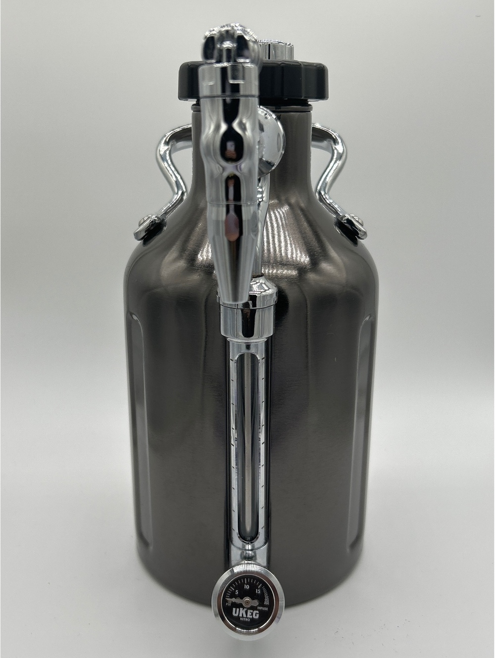 GrowlerWerks uKEG Nitro cold brew Growler with Tap and Pressure Gauge - Picture 2 of 9